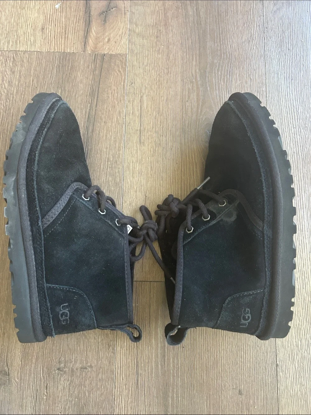 UGG Men’s Black Suede Chukka Boots ! Size 8